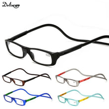 Load image into Gallery viewer, Presbyopic Glasses Presbyopia Protection Goggles Stone Man Mirror Transparent Acetate Rotatable Eye Wholesale Strong Magnetic