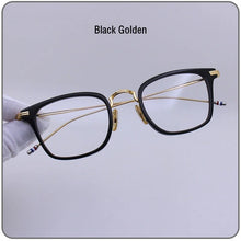 Load image into Gallery viewer, Prescription Eyeglasses Frame Thom Brand Alloy Square Titanium Acetate Glasses Frame Men Women Optical Myopia Spectacles TBX905