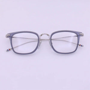Prescription Eyeglasses Frame Thom Brand Alloy Square Titanium Acetate Glasses Frame Men Women Optical Myopia Spectacles TBX905