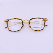 Load image into Gallery viewer, Prescription Eyeglasses Frame Thom Brand Alloy Square Titanium Acetate Glasses Frame Men Women Optical Myopia Spectacles TBX905