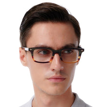 Carica l&#39;immagine nel visualizzatore di Gallery, Prescription Myopia Eye Glasses Brown Men Retro Optical Frame Anti Blue Light Eyewear Vintage Male Reading Eyeglasses 617G