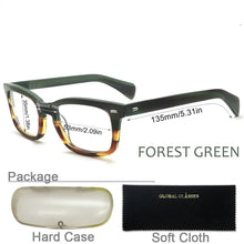 Carica l&#39;immagine nel visualizzatore di Gallery, Prescription Myopia Eye Glasses Brown Men Retro Optical Frame Anti Blue Light Eyewear Vintage Male Reading Eyeglasses 617G