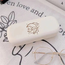 Carica l&#39;immagine nel visualizzatore di Gallery, Pressure-Resistant Glasses Box Portable PU Leather Fold-able Sunglasses Bag Eyeglass Cases Men Women