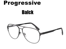 Load image into Gallery viewer, Progressive Multi-focus Reading Glasses for Men Women Anti-blue Light Near Far Reading Glasses Anti-radiation Mobile Metal Gafas