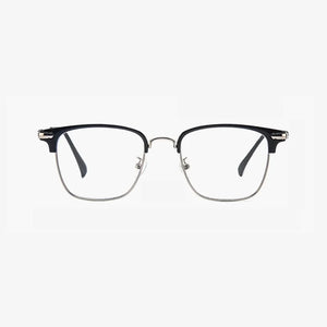Progressive Multifocal Men Reading Glasses Anti Fog Blue Light Blocking For Computer Women Metal Big Square Eyewear Frame UV+1.5