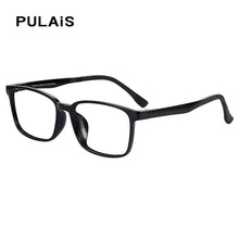 Load image into Gallery viewer, Pulais Anti Blue Light Glasses Men Designer Acetate Frames Eyeglasses for Men Rectangle Style Black Color Eyewear with Lens
