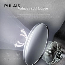 Load image into Gallery viewer, Pulais Anti Blue Light Glasses Men Designer Acetate Frames Eyeglasses for Men Rectangle Style Black Color Eyewear with Lens