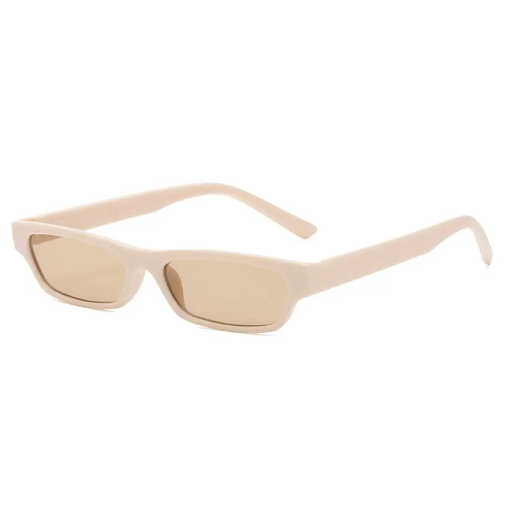 Punk Small Frame Sunglasses UV400 Block Glare Eyewear Street Photos Decoration Eye Protection Driving Glasses for women man