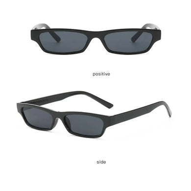 Punk Small Frame Sunglasses UV400 Block Glare Eyewear Street Photos Decoration Eye Protection Driving Glasses for women man