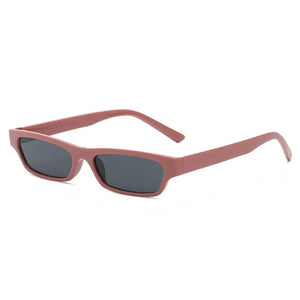 Punk Small Frame Sunglasses UV400 Block Glare Eyewear Street Photos Decoration Eye Protection Driving Glasses for women man