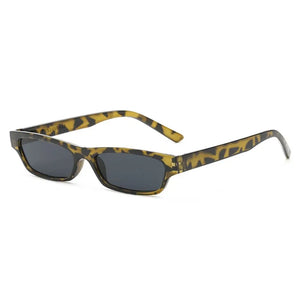 Punk Small Frame Sunglasses UV400 Block Glare Eyewear Street Photos Decoration Eye Protection Driving Glasses for women man
