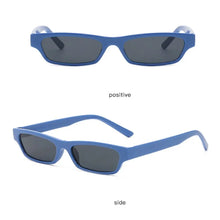 Carica l&#39;immagine nel visualizzatore di Gallery, Punk Small Frame Sunglasses UV400 Block Glare Eyewear Street Photos Decoration Eye Protection Driving Glasses for women man