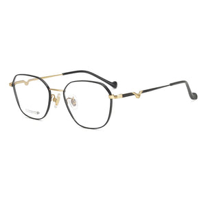 Pure Titanium Eyeglasses Frame Men Square Myopia Optical Prescription Glasses Frame UNISEX V design Frame Female Eyewear