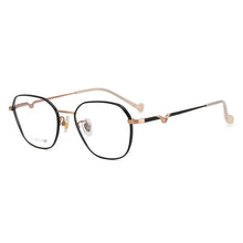 Carica l&#39;immagine nel visualizzatore di Gallery, Pure Titanium Eyeglasses Frame Men Square Myopia Optical Prescription Glasses Frame UNISEX V design Frame Female Eyewear