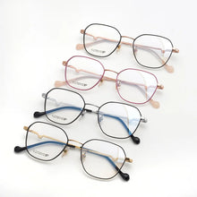 Carica l&#39;immagine nel visualizzatore di Gallery, Pure Titanium Eyeglasses Frame Men Square Myopia Optical Prescription Glasses Frame UNISEX V design Frame Female Eyewear