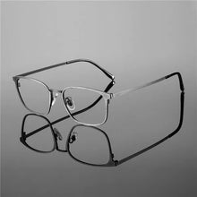 Load image into Gallery viewer, Pure Titanium Eyeglasses Metal Full Rim Optical Frame Prescription Spectacle Contrast Color Glasses For Men Eye Glasses   5813