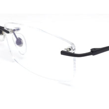 Load image into Gallery viewer, Pure Titanium Eyeglasses Rimless Optical Frame Prescription Spectacle Resize Glasses For Men Slim Temple Framless Eye Glasses