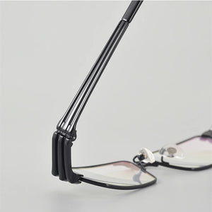 Pure Titanium Full Rim Optical Glasses Frame for Men Business Leisure Rectangle Eyeglasses Luxury Brand Myopia Spectacles Male