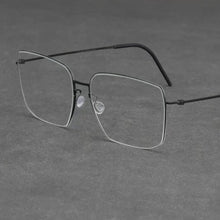 Load image into Gallery viewer, Pure Titanium Glasses Frame Men Eyewear Women Eyeglassess Optical Lens Myopia Retro Large Square Fashion Denmark Brand Oculos