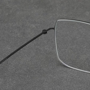Pure Titanium Glasses Frame Men Eyewear Women Eyeglassess Optical Lens Myopia Retro Large Square Fashion Denmark Brand Oculos