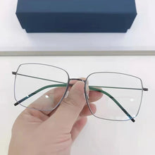 Load image into Gallery viewer, Pure Titanium Glasses Frame Men Eyewear Women Eyeglassess Optical Lens Myopia Retro Large Square Fashion Denmark Brand Oculos