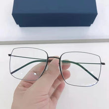 Load image into Gallery viewer, Pure Titanium Glasses Frame Men Eyewear Women Eyeglassess Optical Lens Myopia Retro Large Square Fashion Denmark Brand Oculos