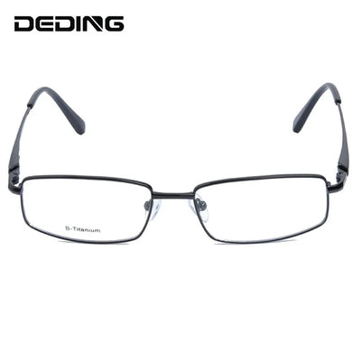 Pure Titanium Glasses Frame Men Rectangle Eyeglasses full rim Spectacle Frames Prescription Myopia Optical Frame Eyewear DD1524