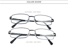 Load image into Gallery viewer, Pure Titanium Glasses Frame Men Rectangle Eyeglasses full rim Spectacle Frames Prescription Myopia Optical Frame Eyewear DD1524