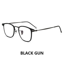 Load image into Gallery viewer, Pure Titanium Glasses Frame Men Retro Round Oval Eyeglasses Woman  Eyewear Myopia Optical Prescription Lens