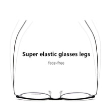 Load image into Gallery viewer, Pure Titanium Glasses Frame Men Retro Round Oval Eyeglasses Woman  Eyewear Myopia Optical Prescription Lens