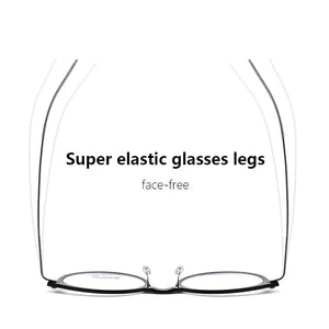 Pure Titanium Glasses Frame Men Retro Round Oval Eyeglasses Woman  Eyewear Myopia Optical Prescription Lens