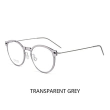 Load image into Gallery viewer, Pure Titanium Glasses Frame Men Retro Round Oval Eyeglasses Woman  Eyewear Myopia Optical Prescription Lens