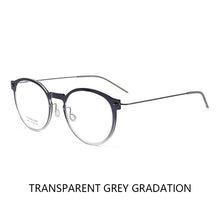 Load image into Gallery viewer, Pure Titanium Glasses Frame Men Retro Round Oval Eyeglasses Woman  Eyewear Myopia Optical Prescription Lens