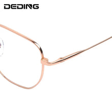 Load image into Gallery viewer, Pure Titanium Glasses Frame Women Polygon Ultralight Eyeglasses Prescription Men Myopia Optical Frame Eyewear DD1537