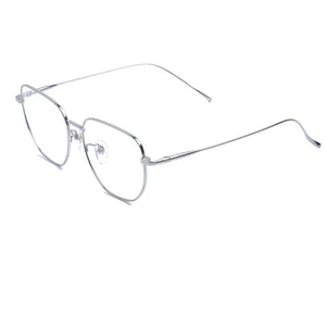 Pure Titanium Glasses Frame Women Polygon Ultralight Eyeglasses Prescription Men Myopia Optical Frame Eyewear DD1537