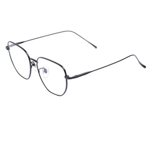 Pure Titanium Glasses Frame Women Polygon Ultralight Eyeglasses Prescription Men Myopia Optical Frame Eyewear DD1537