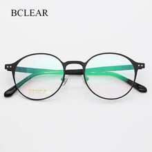 Load image into Gallery viewer, Pure Titanium Glasses Frame for Men Retro Round Prescription Eyeglasses Frames Women  Vintage Myopia Optical Male Eyewear