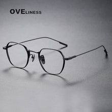 Load image into Gallery viewer, Pure Titanium Glasses Frame for Men women Square Eyewear    Male Classic Full Optical Prescription Eyeglasses Frames men
