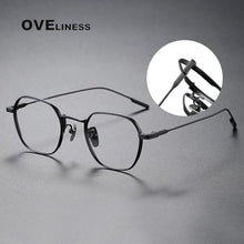 Load image into Gallery viewer, Pure Titanium Glasses Frame for Men women Square Eyewear    Male Classic Full Optical Prescription Eyeglasses Frames men