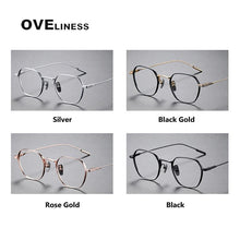 Load image into Gallery viewer, Pure Titanium Glasses Frame for Men women Square Eyewear    Male Classic Full Optical Prescription Eyeglasses Frames men