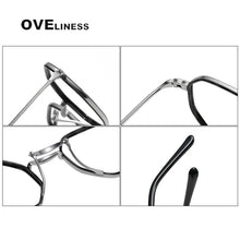 Load image into Gallery viewer, Pure Titanium Glasses Frame for Men women Square Eyewear    Male Classic Full Optical Prescription Eyeglasses Frames men