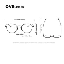 Load image into Gallery viewer, Pure Titanium Glasses Frame for Men women Square Eyewear    Male Classic Full Optical Prescription Eyeglasses Frames men