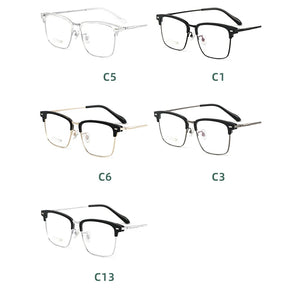 Pure Titanium Glasses Frame with Recipe Men Business Style  Male  Eyeglasses Prescription Man Style 2319BJ