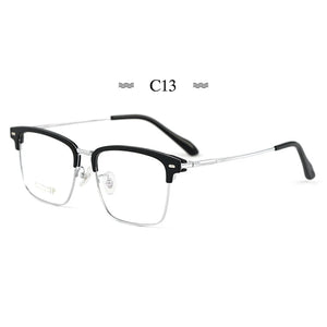 Pure Titanium Glasses Frame with Recipe Men Business Style  Male  Eyeglasses Prescription Man Style 2319BJ