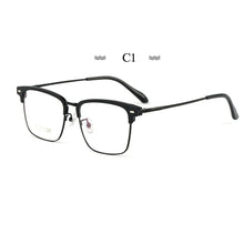 Load image into Gallery viewer, Pure Titanium Glasses Frame with Recipe Men Business Style  Male  Eyeglasses Prescription Man Style 2319BJ