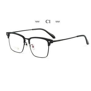Pure Titanium Glasses Frame with Recipe Men Business Style  Male  Eyeglasses Prescription Man Style 2319BJ