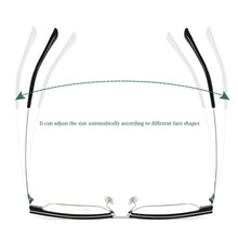 Load image into Gallery viewer, Pure Titanium Glasses Frame with Recipe Men Business Style  Male  Eyeglasses Prescription Man Style 2319BJ