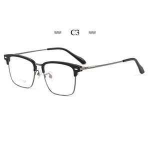 Pure Titanium Glasses Frame with Recipe Men Business Style  Male  Eyeglasses Prescription Man Style 2319BJ