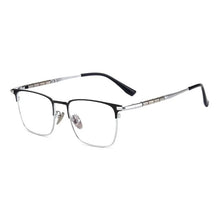 Load image into Gallery viewer, Pure Titanium Glasses Men Retro Ultra Light Square Spectacl Luxury Myopia Optical Prescription Eyeglasses 9009T