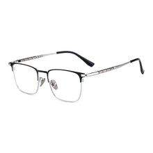 Load image into Gallery viewer, Pure Titanium Glasses Men Retro Ultra Light Square Spectacl Luxury Myopia Optical Prescription Eyeglasses 9009T